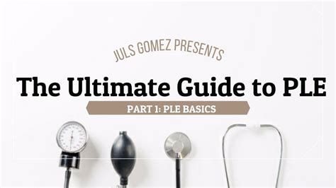 ple medical abbreviation.